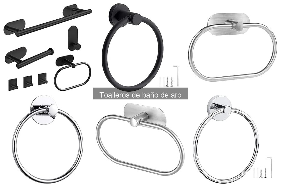 Mejores toalleros de baño de aro para espacios pequeños