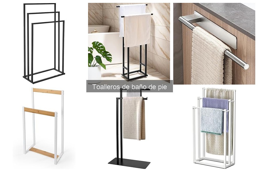 Mejores toalleros de baño de pie: reseñas y comparativas