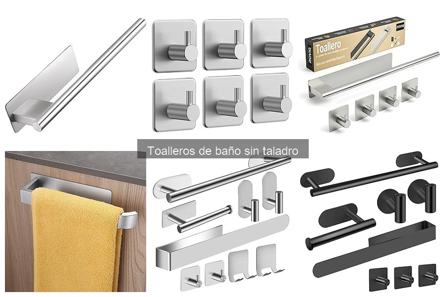 Mejores toalleros de baño sin taladro: comparativa 2023