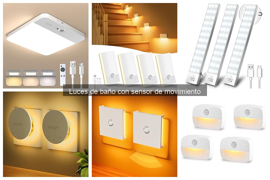 Mitos y realidades de luces de baño con sensor de movimiento