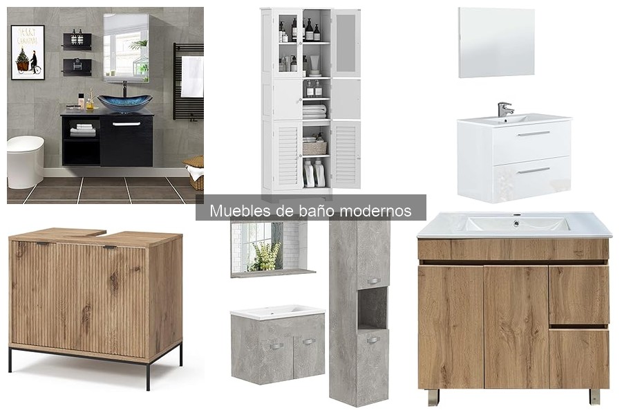 Muebles de baño modernos ecológicos: diseño sostenible