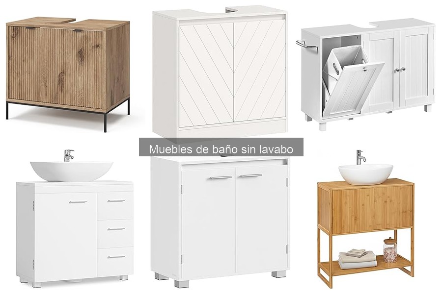Muebles de baño sin lavabo baratos: dónde comprarlos