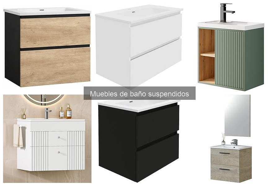Muebles de baño suspendidos: ¿Son aptos para baños grandes?