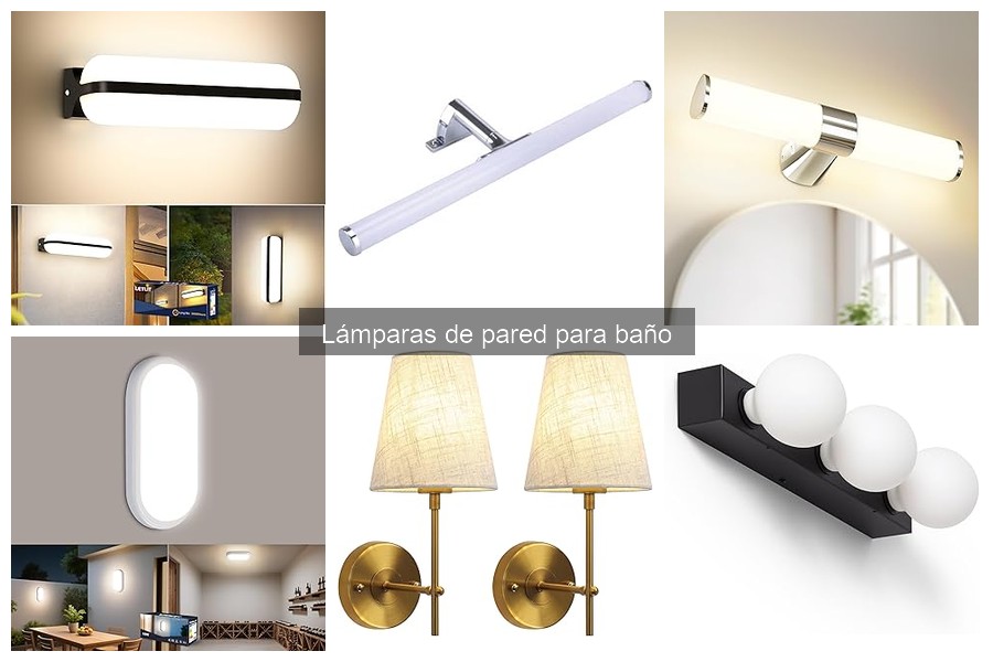 Ofertas en lámparas de pared para baño: precios y compra