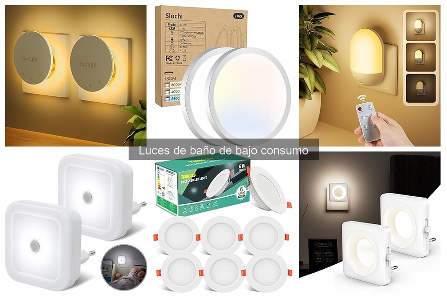 Ofertas en luces de baño de bajo consumo: ahorra hoy