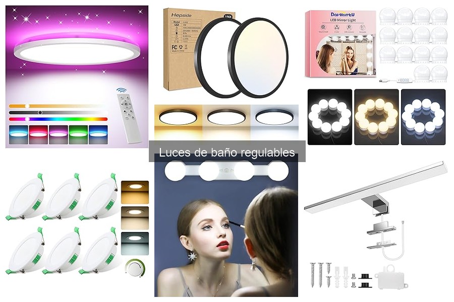 Ofertas en luces de baño regulables: ¡ahorra en tus compras!