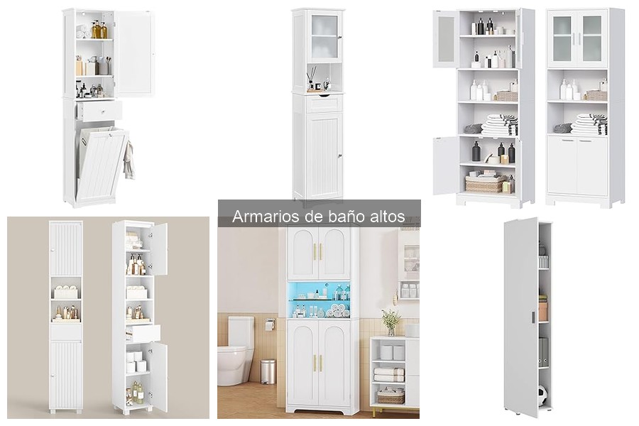 Ofertas y descuentos en armarios de baño altos