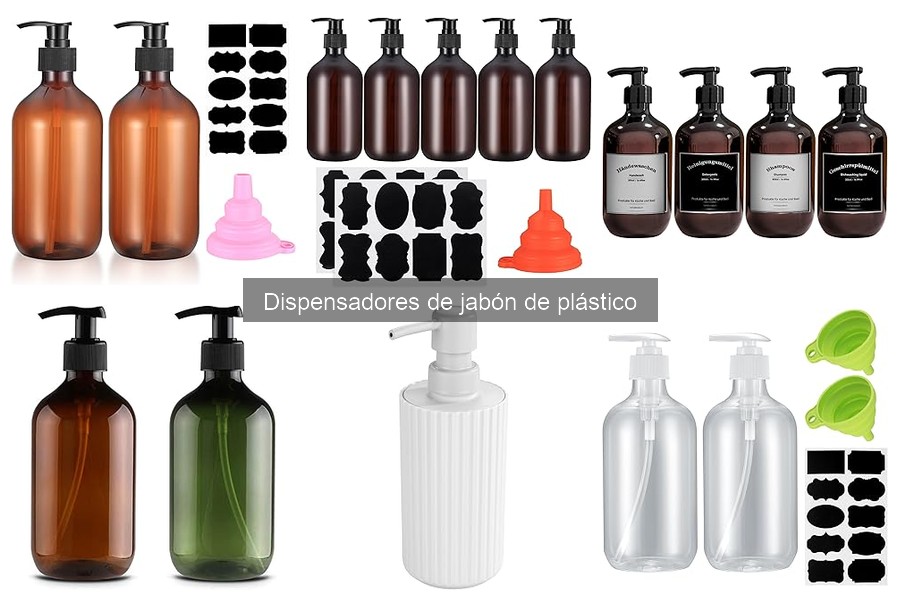 Ofertas y descuentos en dispensadores de jabón de plástico