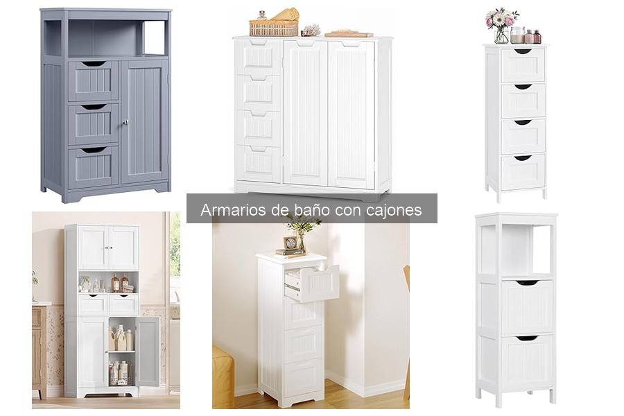 Ofertas y precios de armarios de baño con cajones