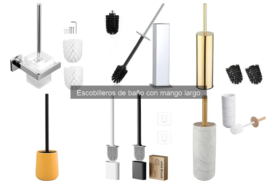 Ofertas y precios de escobilleros de baño con mango largo