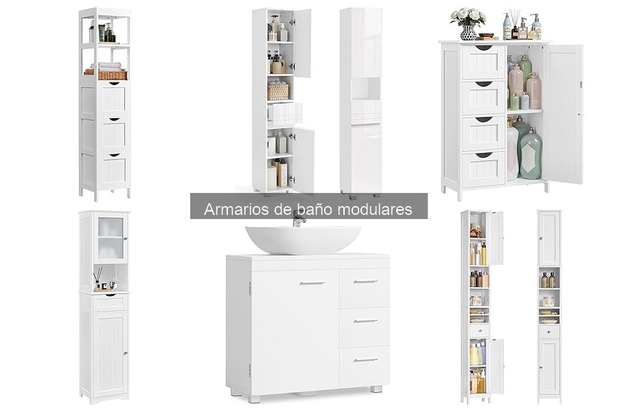 Opciones de Personalización para Armarios de Baño Modulares