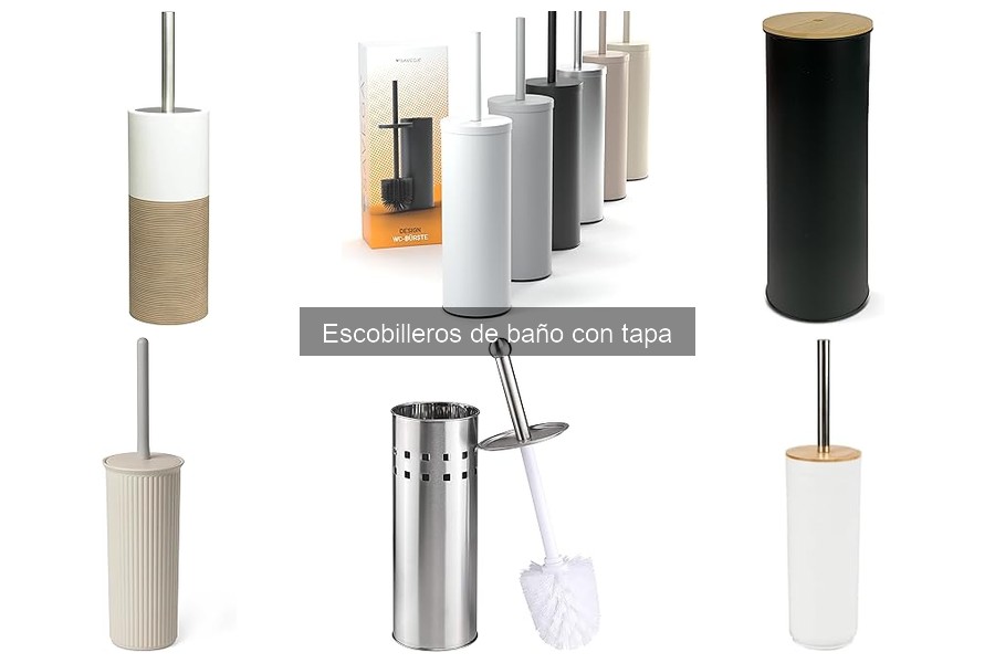 Opciones Sostenibles de Escobilleros de Baño con Tapa