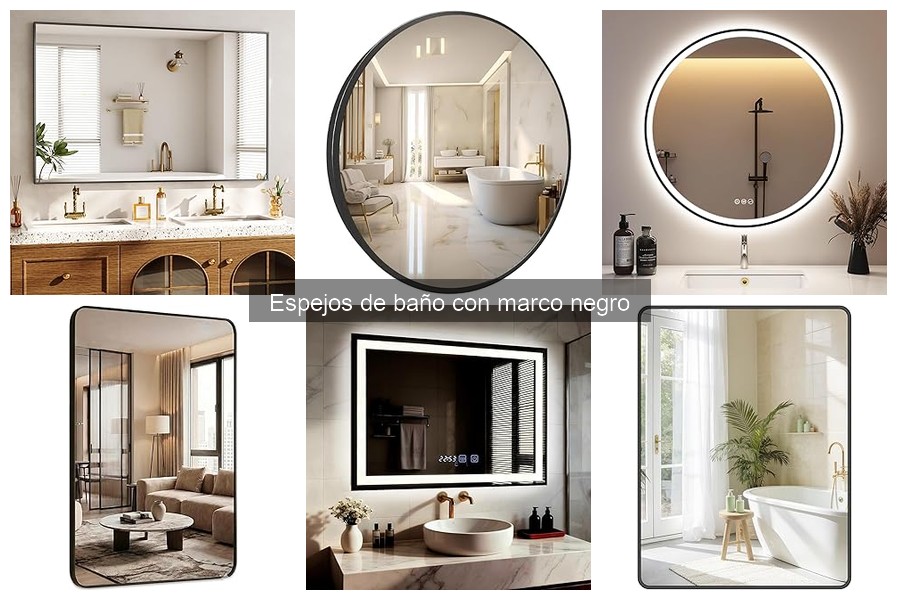 Opiniones de Espejos de Baño con Marco Negro