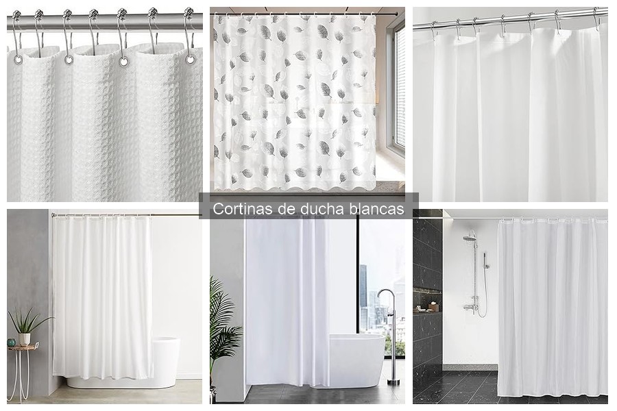 Opiniones de usuarios sobre cortinas de ducha blancas
