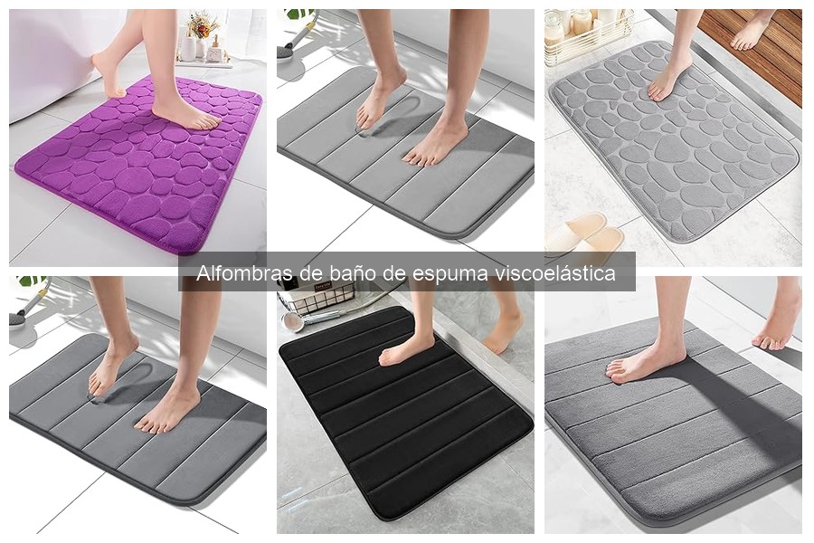 Opiniones sobre alfombras de baño de espuma viscoelástica