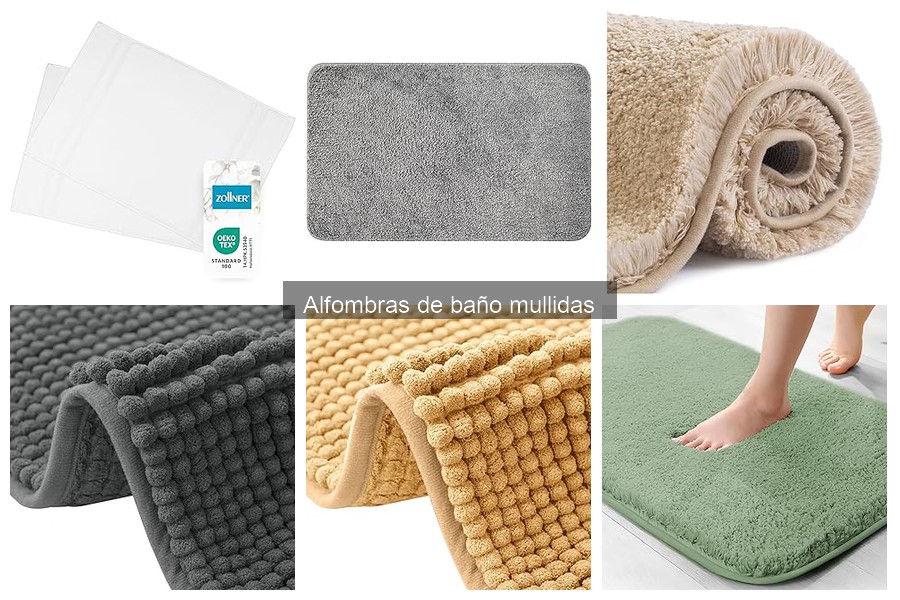Opiniones sobre alfombras de baño mullidas: Comparativa 2023