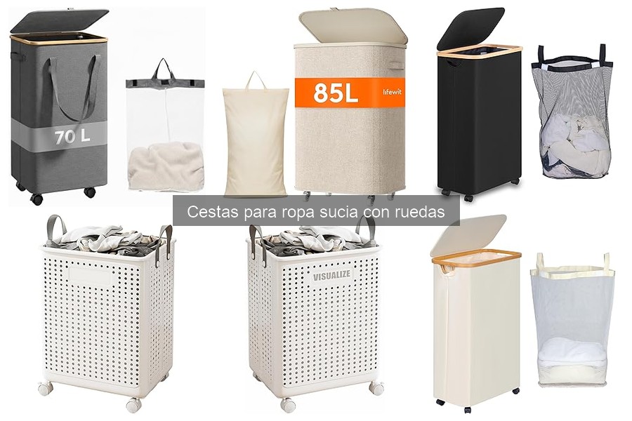 Opiniones sobre cestas para ropa sucia con ruedas