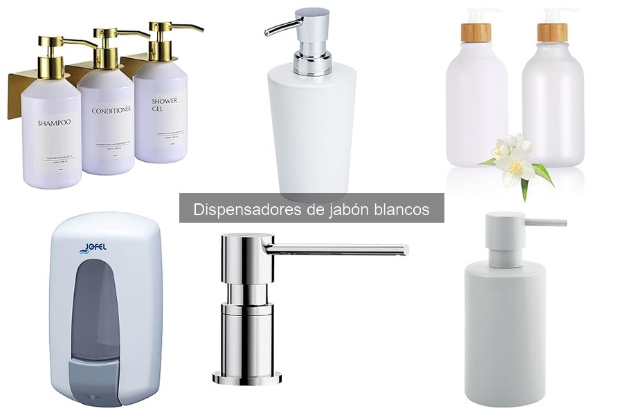Opiniones sobre dispensadores de jabón blancos: ¿valen la pena?