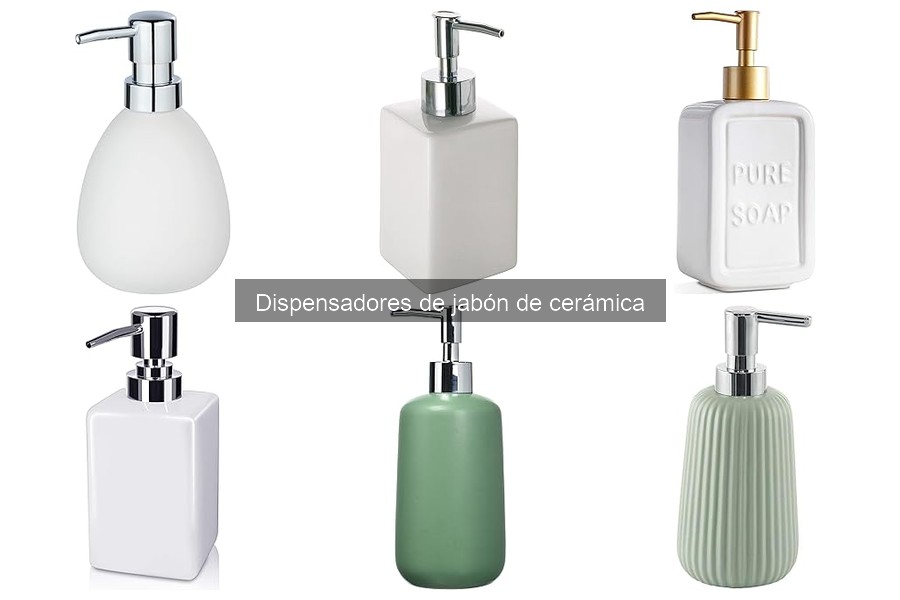 Opiniones sobre dispensadores de jabón de cerámica