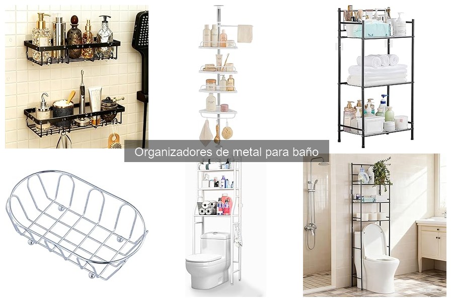 Opiniones sobre organizadores de metal para baño: reseñas y más