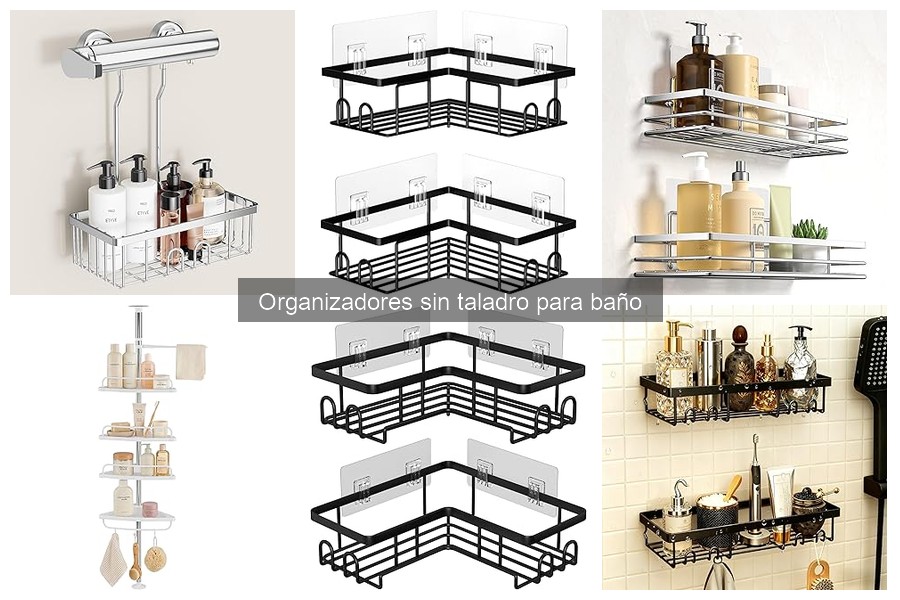 Opiniones sobre Organizadores Sin Taladro para Baño