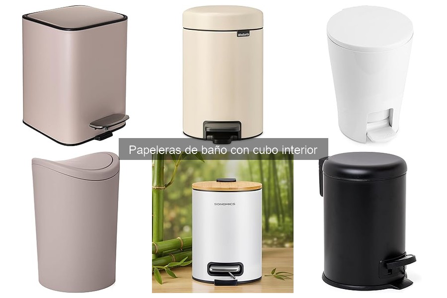 Opiniones sobre Papeleras de Baño con Cubo Interior