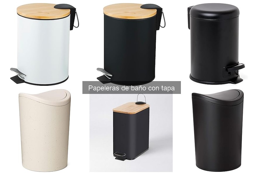 Opiniones sobre papeleras de baño con tapa: ¿valen la pena?