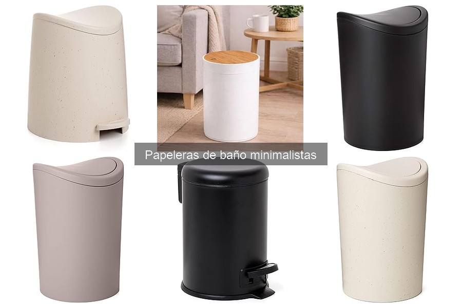 Opiniones sobre Papeleras de Baño Minimalistas Populares