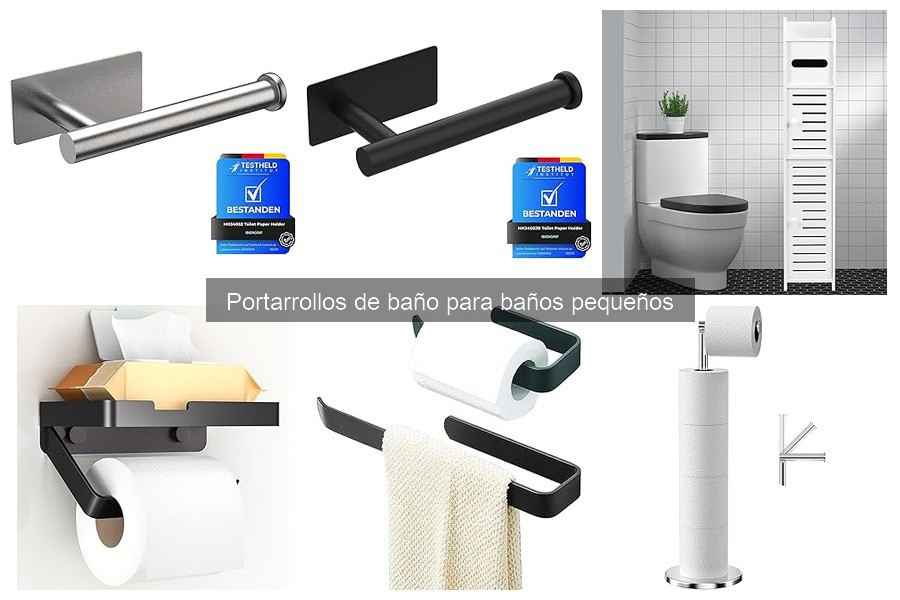 Opiniones sobre portarrollos de baño para espacios pequeños