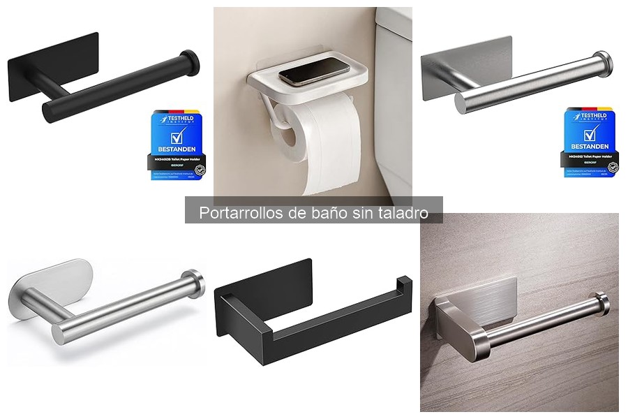 ** Opiniones sobre portarrollos de baño sin taladro: ¿Valen la pena?