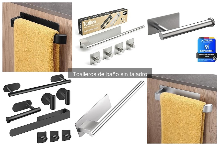 Opiniones sobre toalleros de baño sin taladro