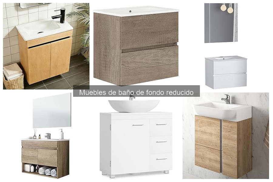 Optimiza tu espacio con muebles de baño de fondo reducido