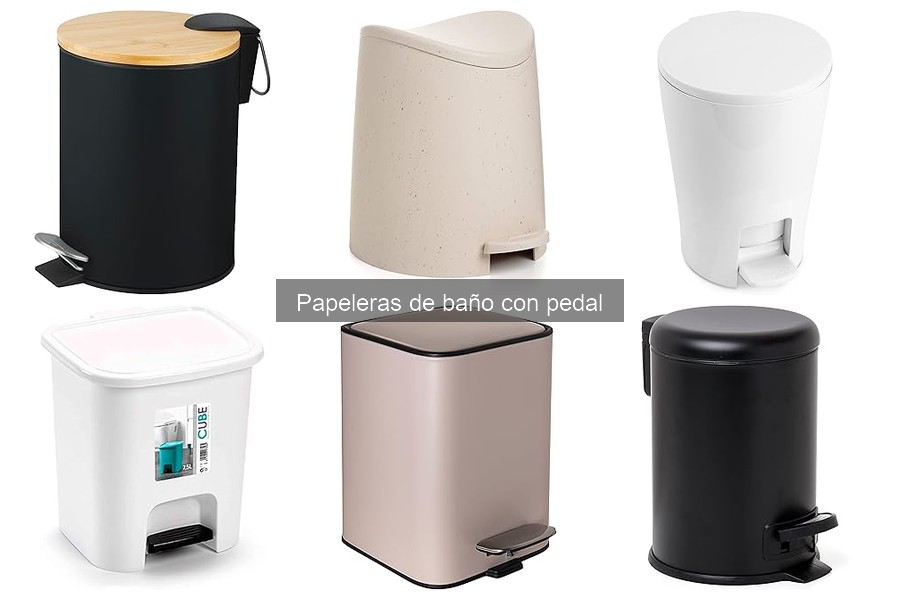 Papeleras de baño con pedal: ¿Qué son y cómo funcionan?
