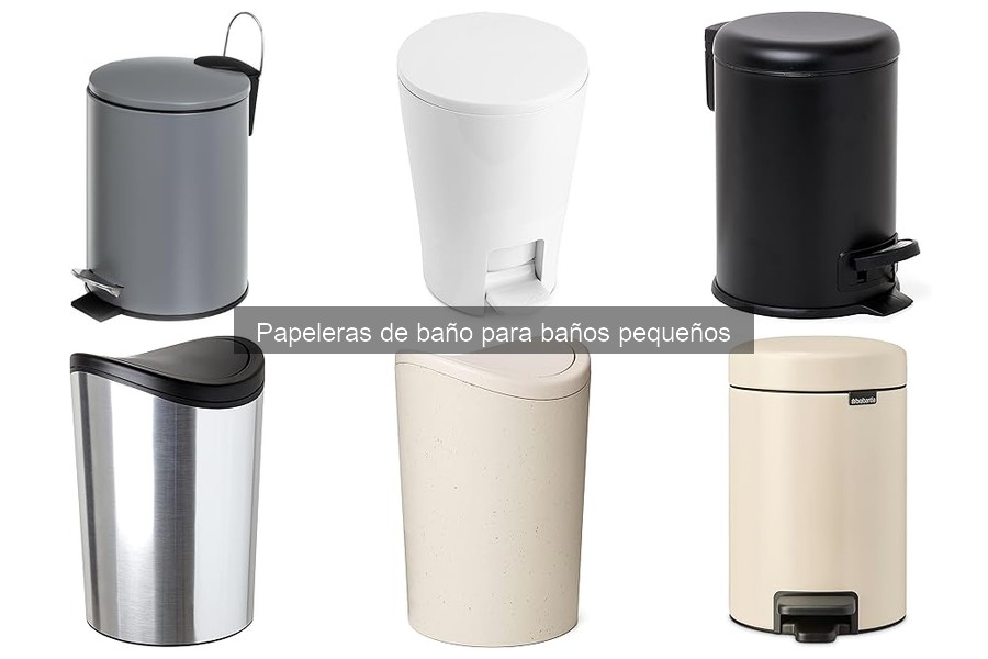 ** Papeleras de baño para espacios pequeños: guía de selección