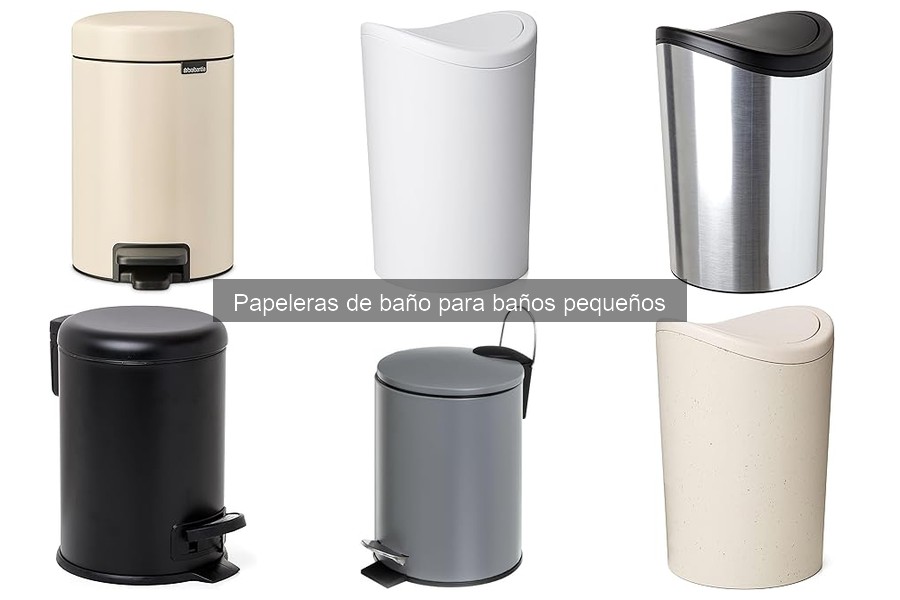 Papeleras de baño pequeñas con sensor: cómo funcionan