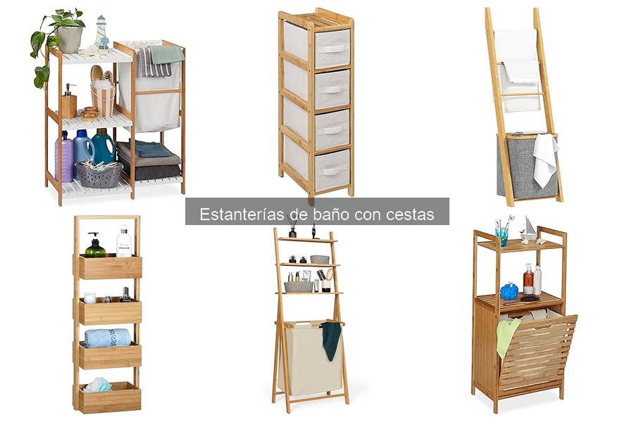 Personaliza tu baño: estanterías con cestas creativas