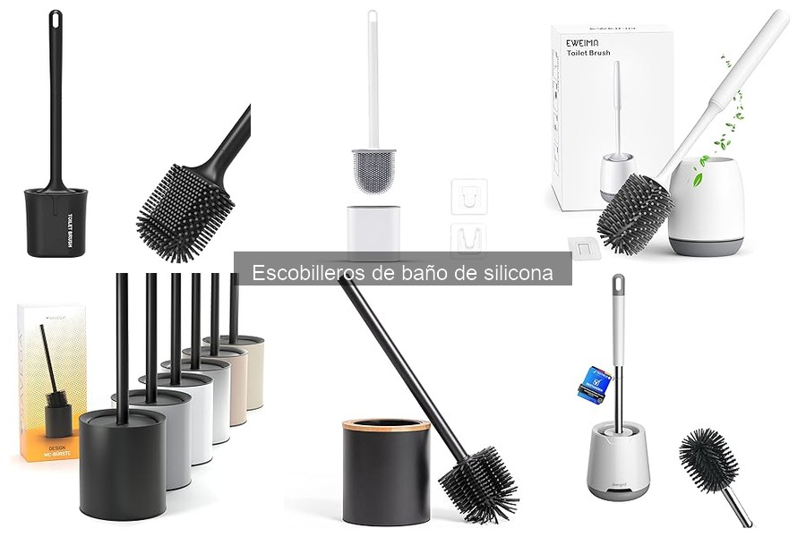 Personaliza tu escobillero de baño de silicona fácilmente