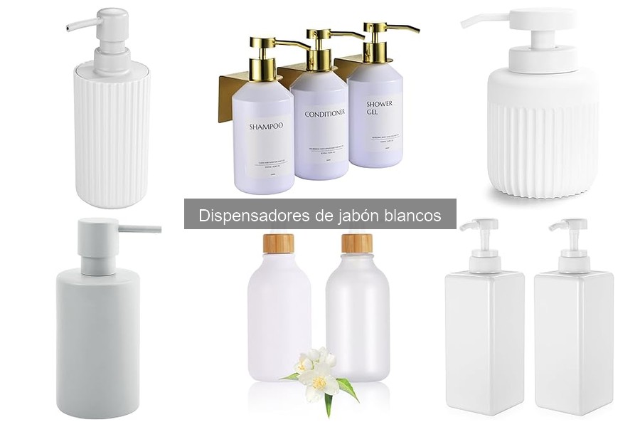 ¿Por qué elegir un dispensador de jabón blanco?
