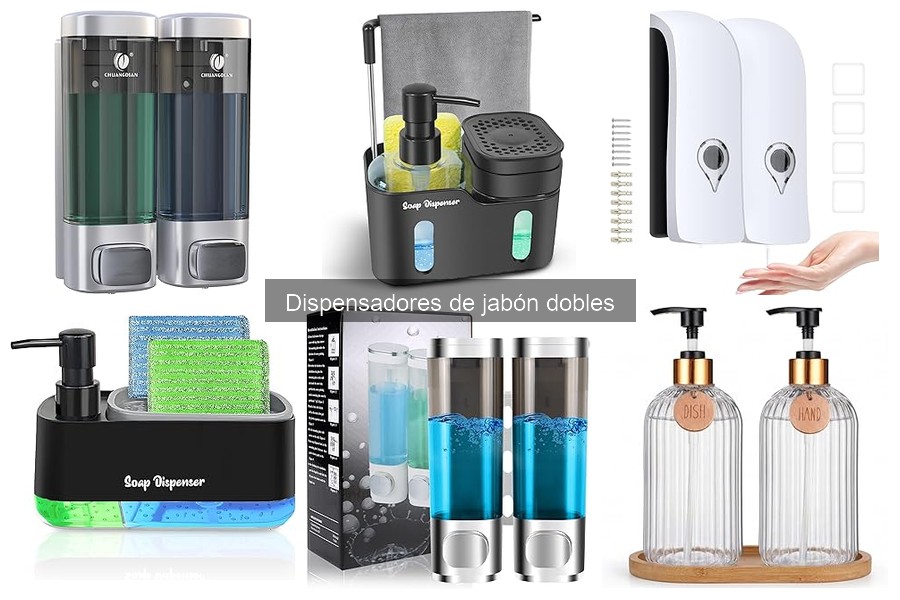 Precio de dispensadores de jabón dobles en 2023
