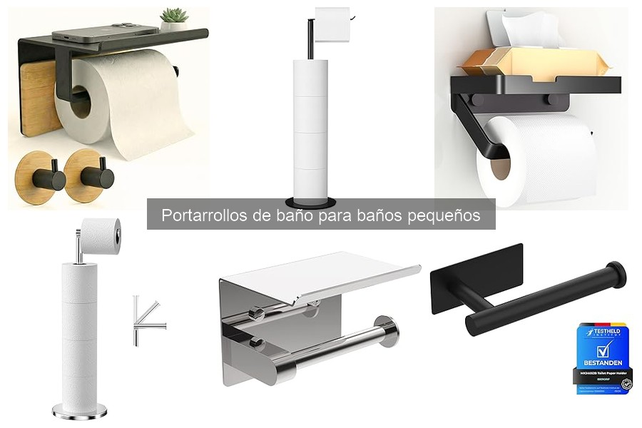 Precio de portarrollos de baño para espacios reducidos