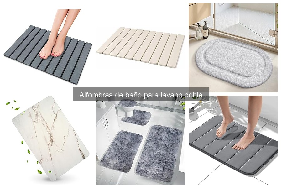 Precio promedio de alfombras de baño para lavabo doble