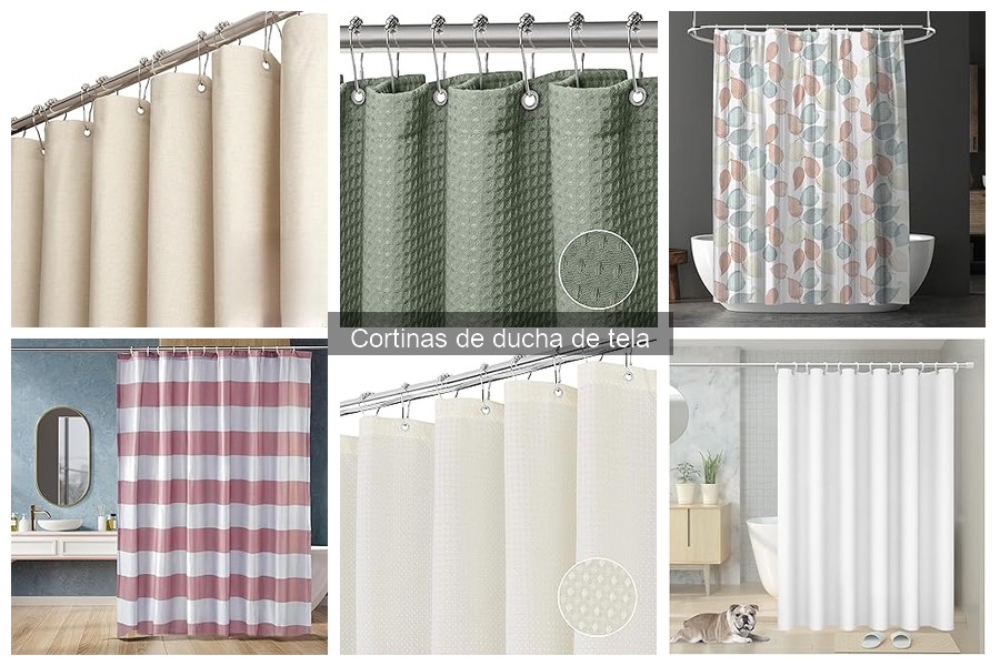 Precio promedio de cortinas de ducha de tela en 2023