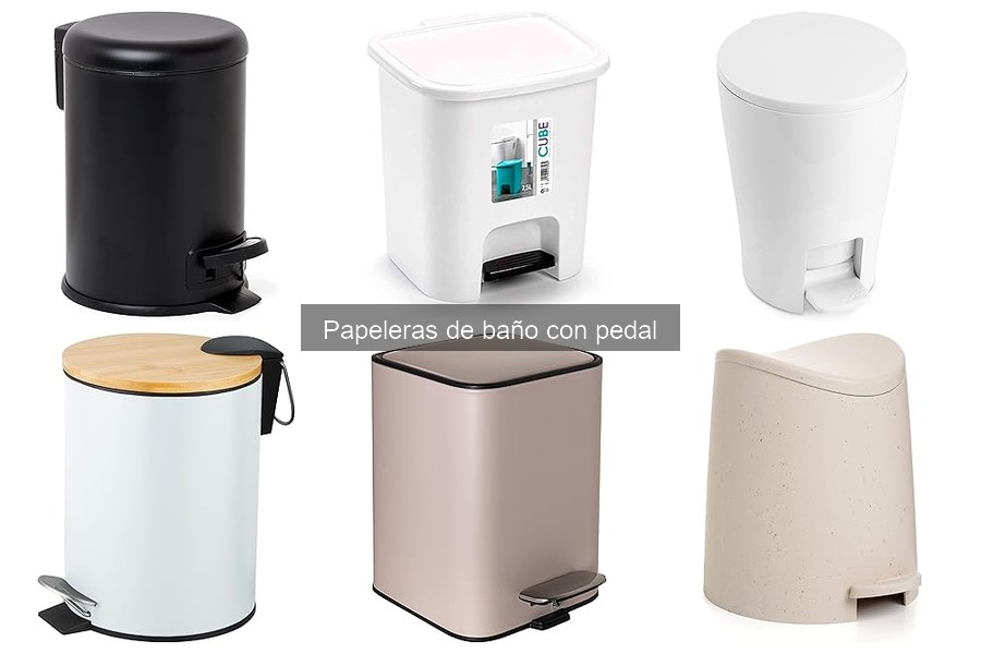 Precio promedio de papeleras de baño con pedal en 2023