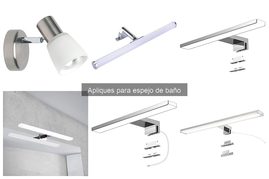 Precios de apliques para espejo de baño: guía de presupuestos