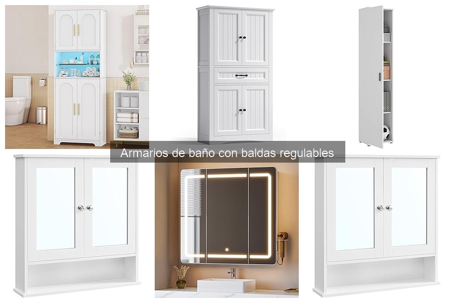 Precios de armarios de baño con baldas regulables en 2023