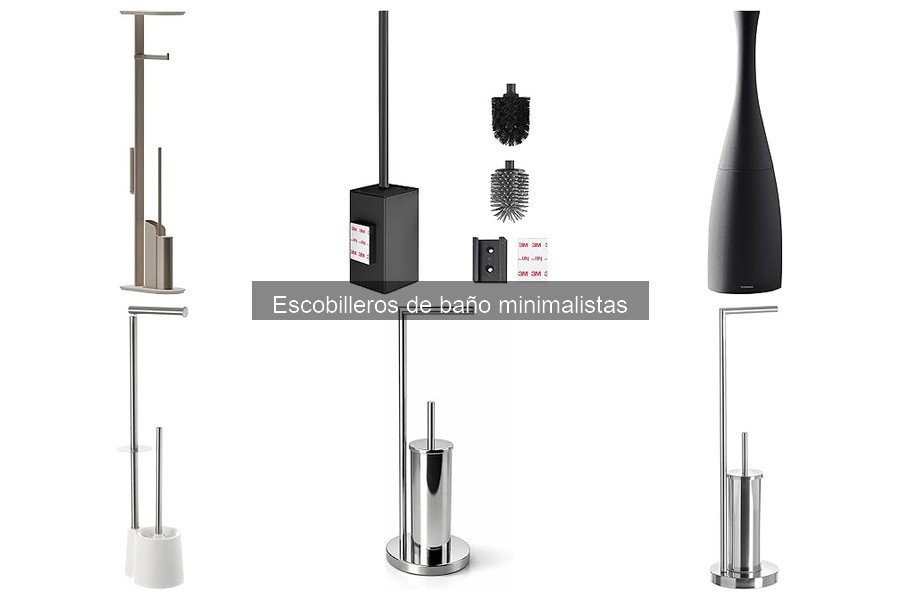 Precios de escobilleros de baño minimalistas y dónde comprarlos