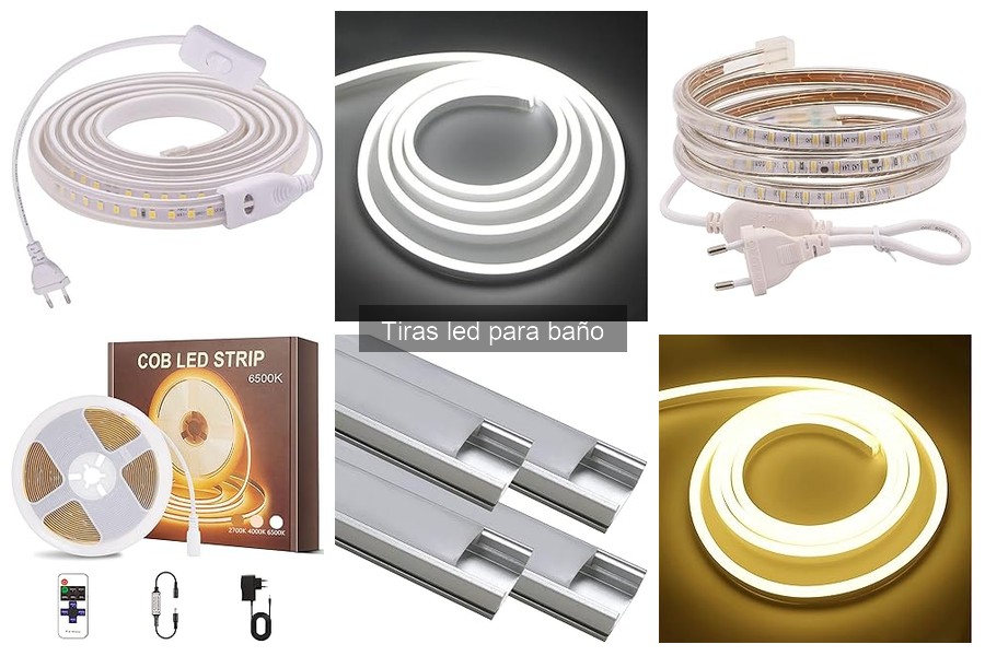 Precios de tiras LED para baño y dónde comprarlas