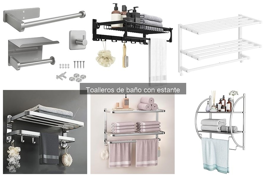 Precios de toalleros de baño con estante: ¿cuánto cuestan?