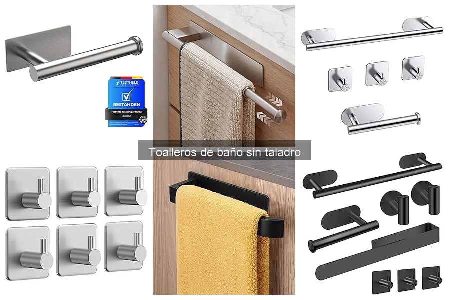 Precios de toalleros de baño sin taladro: guía actualizada