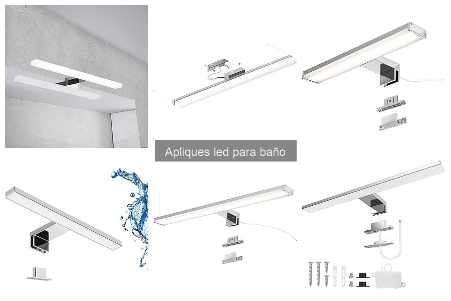 Precios promedio de apliques LED para baño en 2023